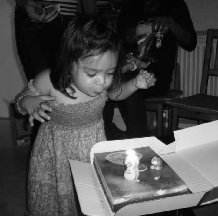 Lily à 3 ans