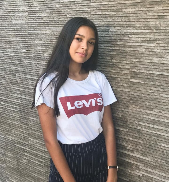 Lily à 13 ans